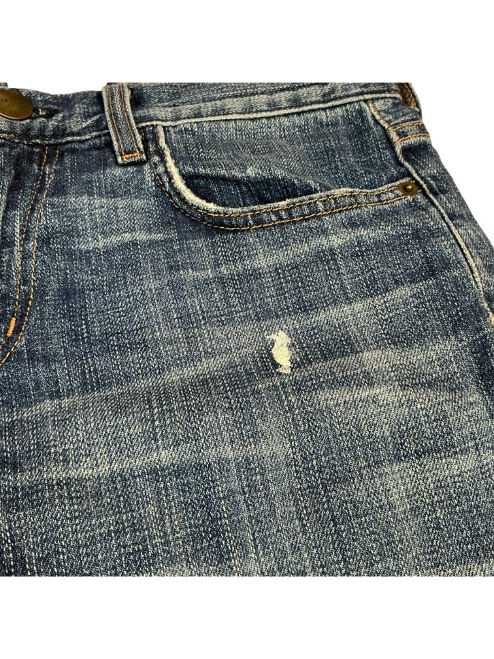 Current/Elliott The Boyfriend Relaxed Fit Jeans Womens Size 24 Blue - Picture 8 of 12